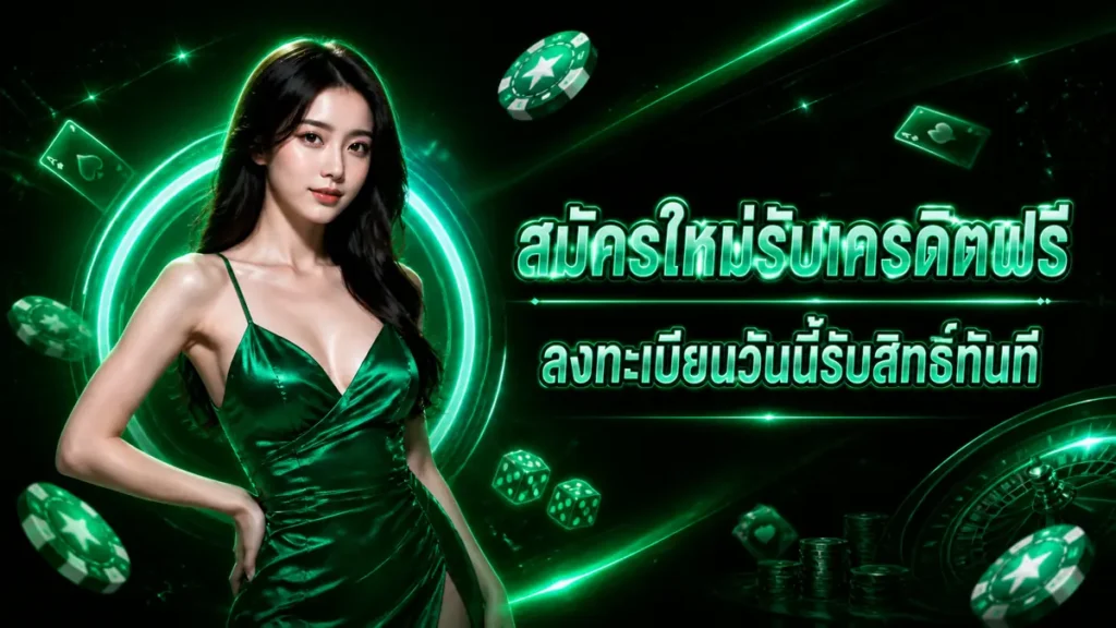 สมัครใหม่รับเครดิตฟรี